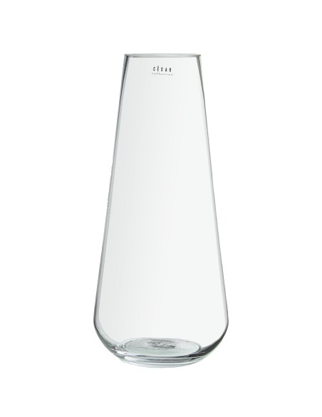 Jarrón de Cristal Transparente 40 cm