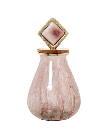 Jarrón Decorativo de Cristal 34 cm
