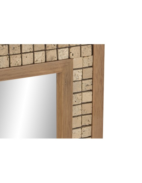 Espejo de Pared de Madera