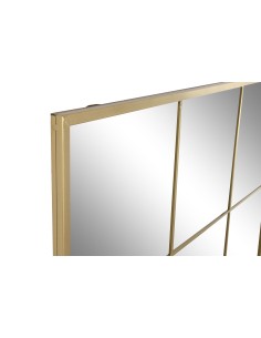 Espejo de Hierro Cristal Color Dorado 2