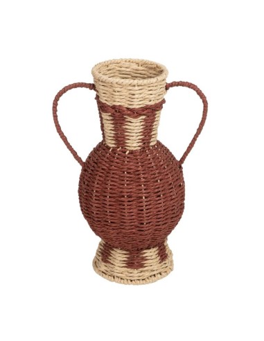 Jarrón de Papel Corinto y Natural 36 CM