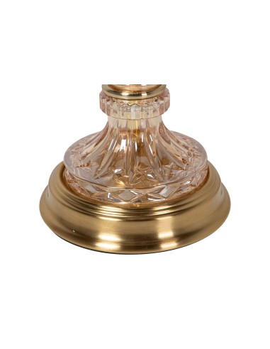 Lampara Sobremesa de Metal Dorado