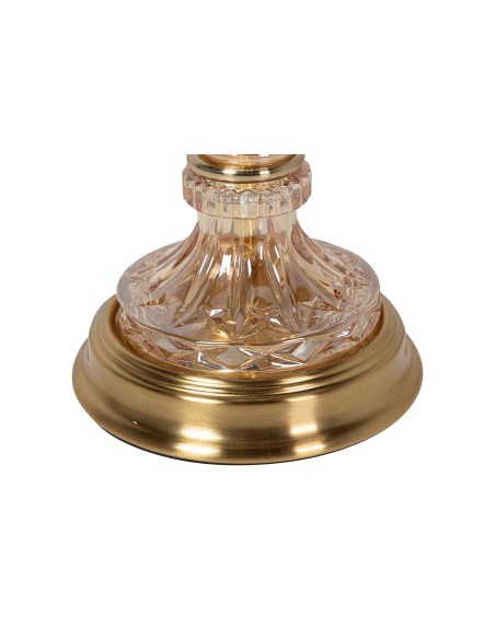 Lampara Sobremesa de Metal Dorado