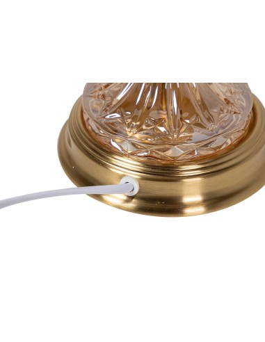 Lampara Sobremesa de Metal Dorado