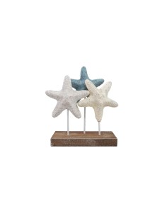 Figura de Resina con Diseño de Estrellas