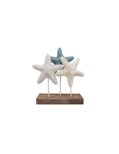 Figura de Resina con Diseño de Estrellas