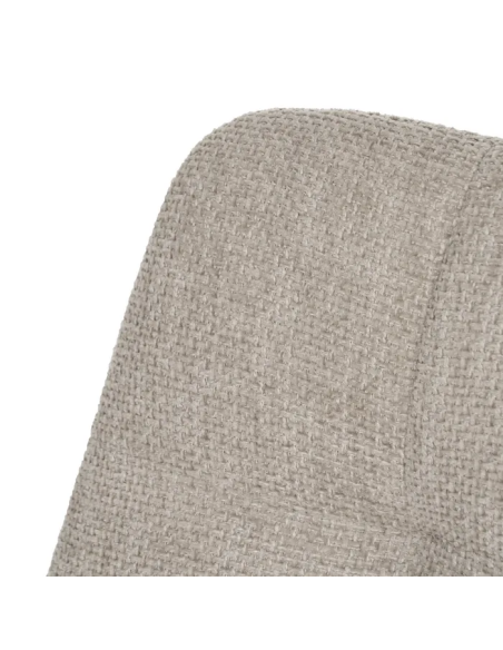 Silla Gris con Tejido y Metal