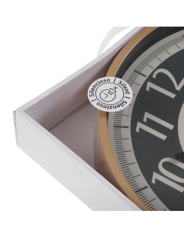 Reloj de Pared Gris 30 cm