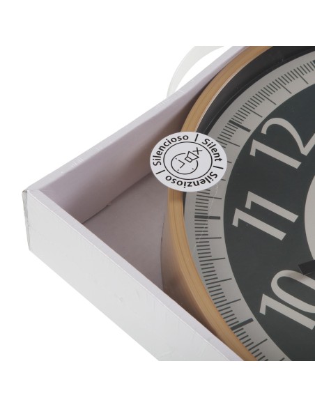 Reloj de Pared Gris 30 cm