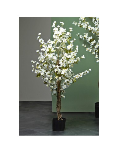 Planta Artificial Cerezo Blanca
