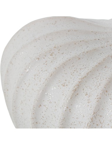 Jarrón de Cerámica Blanco 22 Cm