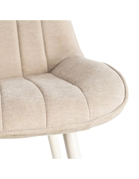 Silla Contract Tela y Metal