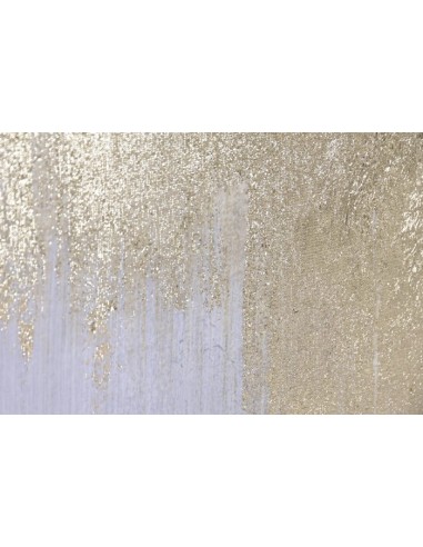 Cuadro lienzo diseño abstracto tonos dorados