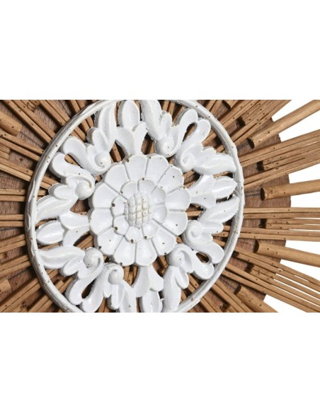 Decoración de pared bambú natural