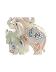 Figura de resina pareja de elefantes 2