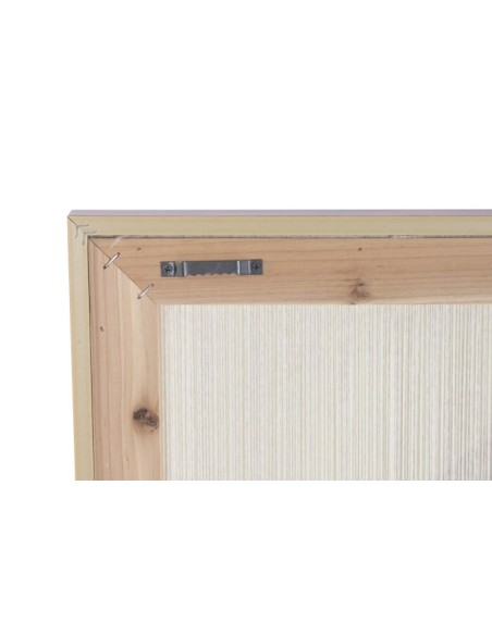 Cuadro tela algodón 3D con marco de madera