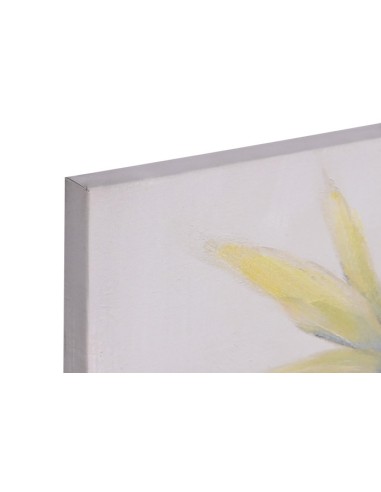 Cuadro Lienzo MDF Flores
