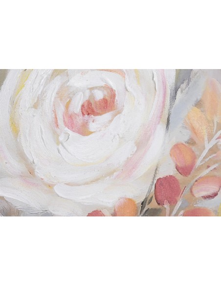 Cuadro Lienzo MDF Flores