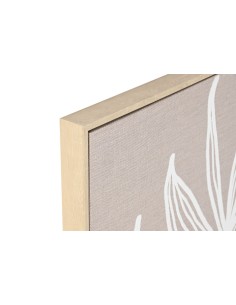 Cuadro en Lienzo con Diseño de Hoja 2