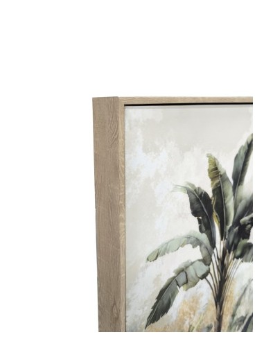 Cuadro con Diseño de Palmeras Tropicales