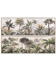 Cuadro con Diseño de Palmeras Tropicales