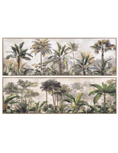 Cuadro con Diseño de Palmeras Tropicales