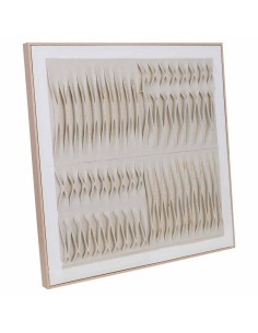 Cuadro en Lienzo con Relieve Beige 2