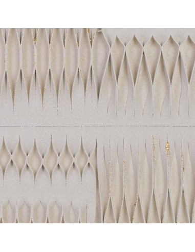 Cuadro en Lienzo con Relieve Beige