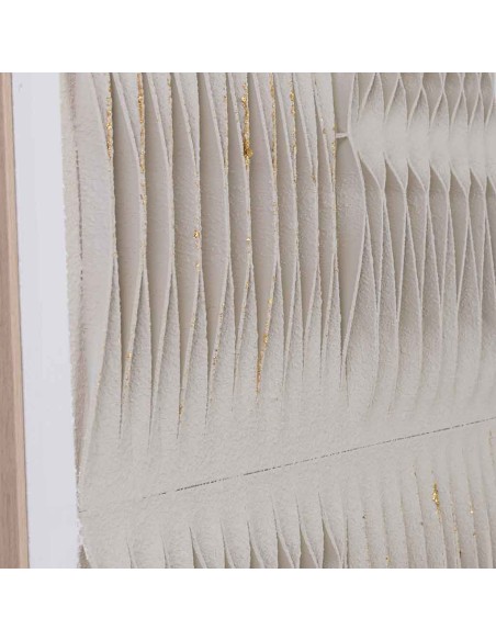 Cuadro en Lienzo con Relieve Beige
