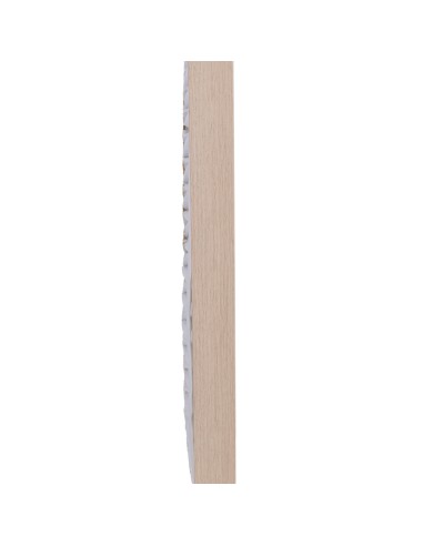 Cuadro en Lienzo con Relieve Blanco