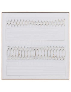 Cuadro en Lienzo con Relieve Beige