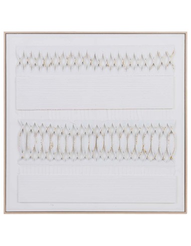 Cuadro en Lienzo con Relieve Beige