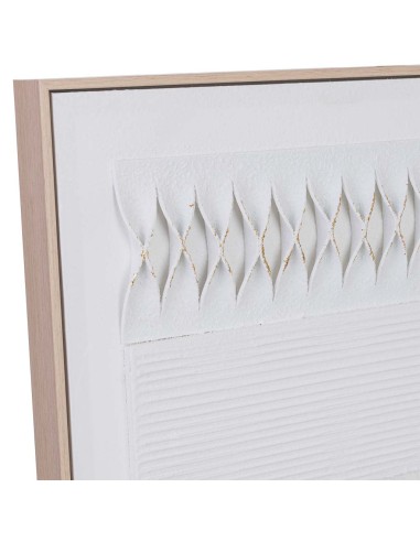 Cuadro en Lienzo con Relieve Beige
