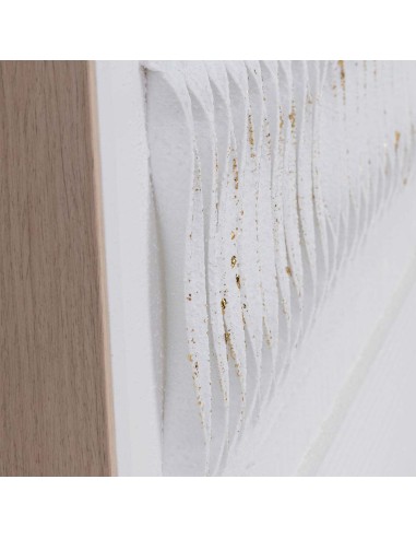Cuadro en Lienzo con Relieve Beige