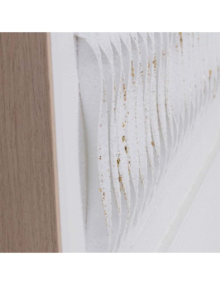 Cuadro en Lienzo con Relieve Beige