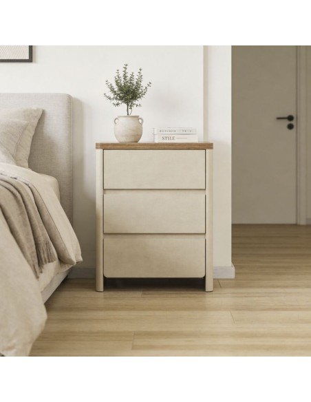 Cajonera de Madera Efecto Lino
