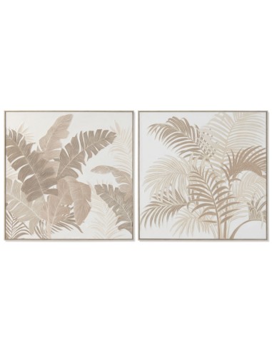 Cuadro en Lienzo con Diseño Hojas Palmeras