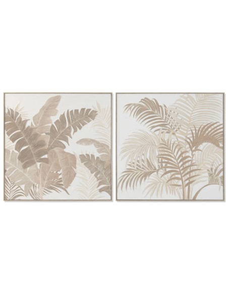 Cuadro en Lienzo con Diseño Hojas Palmeras